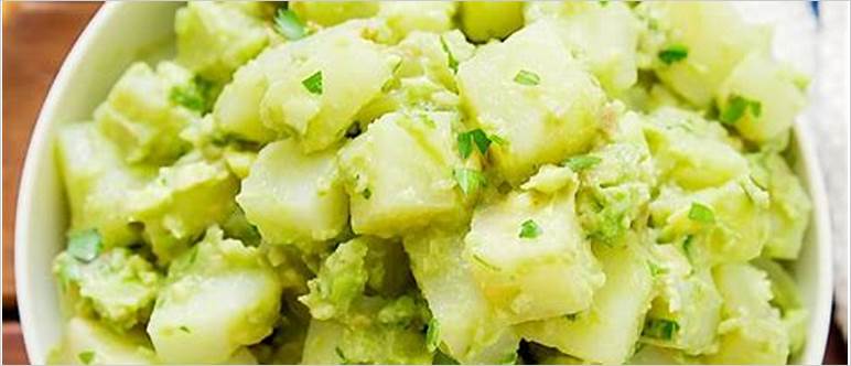 Potato avocado salad